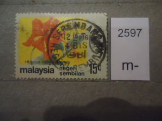 Фото марки Брит. Малайзия шт Негри Сембилан 1979г