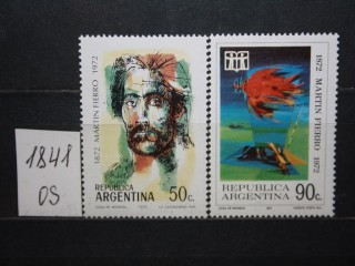 Фото марки Аргентина 1972г серия **