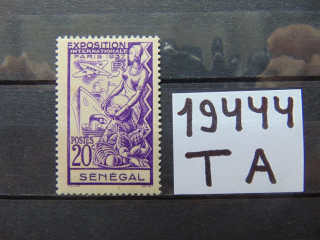 Фото марки Французский Сенегал 1937г *