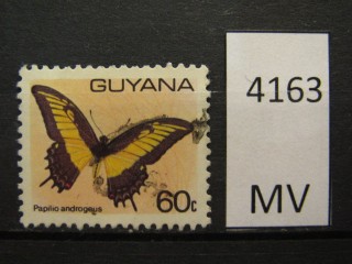 Фото марки Гвиана 1980г