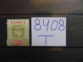 Фото марки Британская Гамбия 1902г *