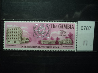 Фото марки гамбия 1967г **