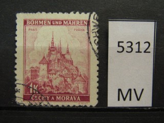 Фото марки Германская оккупация Чехословакии 1939г