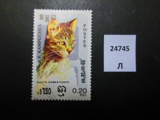 Фото марки Кампучия 1985г
