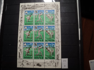 Фото марки Гвиана малый лист 1968г *