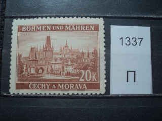 Фото марки Германская оккупация Чехословакии 1939-42гг **