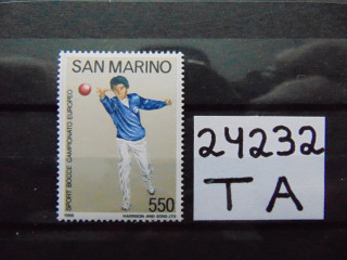 Фото марки Сан Марино марка 1986г **