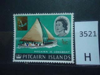 Фото марки Питкерн острова 1967г *