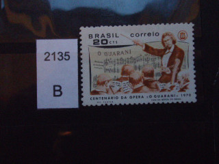 Фото марки Бразилия 1970г *