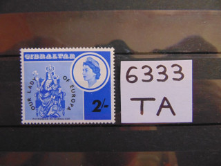Фото марки Британский Гибралтар марка 1966г **