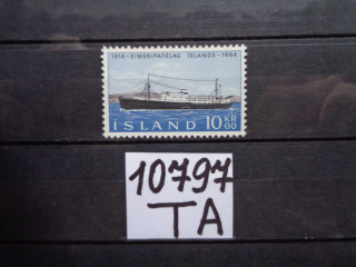 Фото марки Исландия марка 1964г **