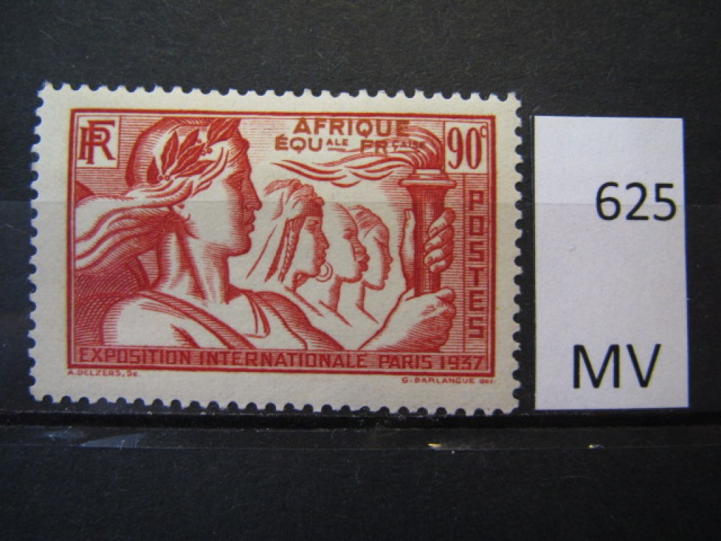 Фото марки Франц. Экваториальная Африка 1937г *