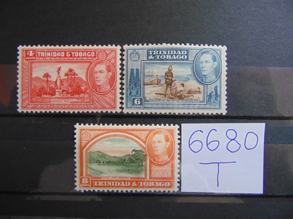 Фото марки Брит. Тринидад и Тобаго 1938г *