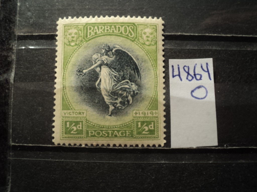 Фото марки Брит. Барбадос 1920г *