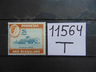 Фото марки Британская Родезия 1954г **