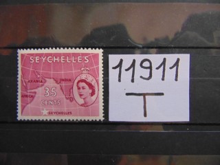 Фото марки Британские Сейшелы 1954г **