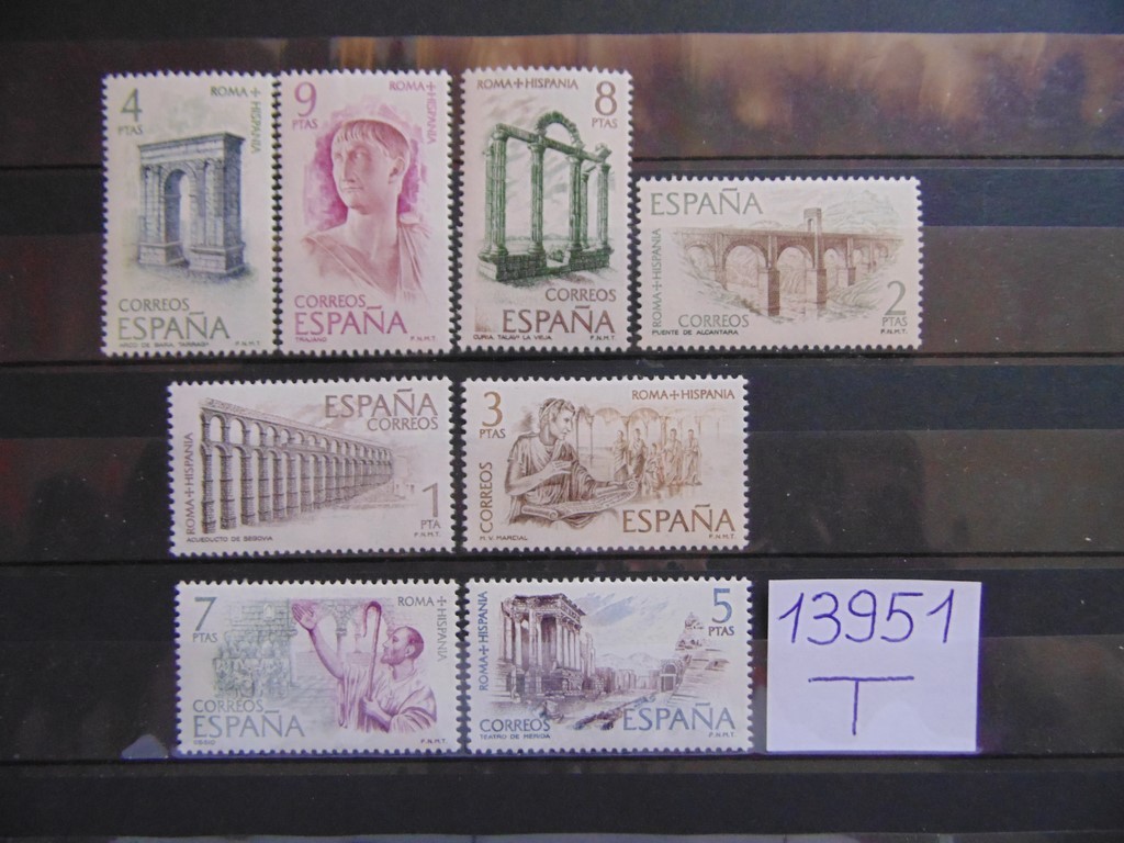 Фото марки Испания серия 1974г **
