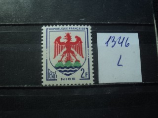 Фото марки Франция 1958г **
