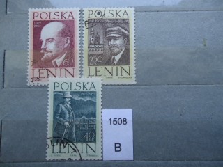Фото марки Польша серия 1962г