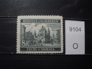 Фото марки Германская оккупация Чехословакии 1940г *