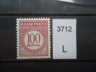 Фото марки Индонезия. Порто марки *