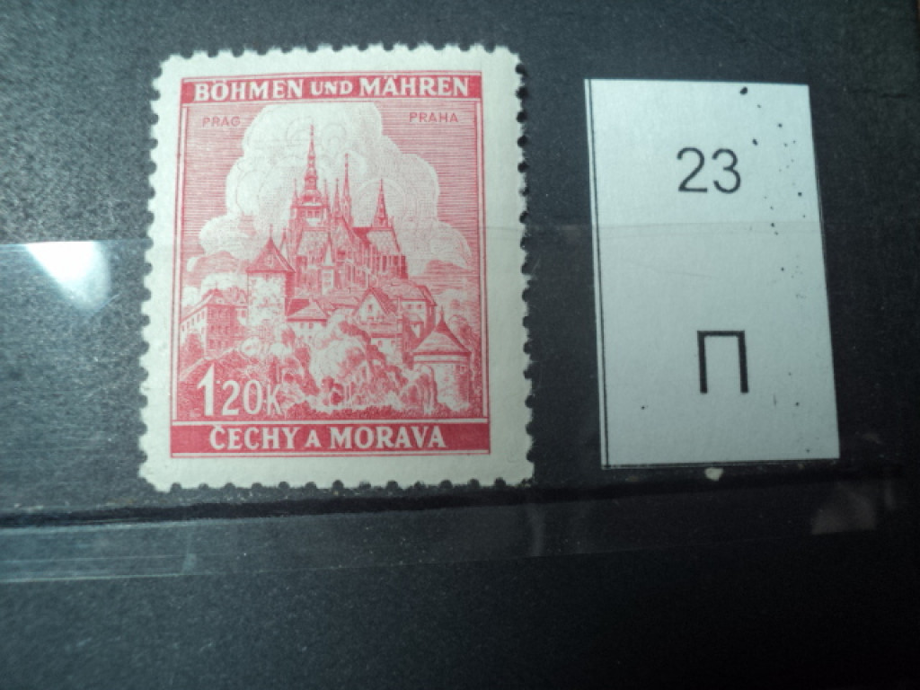Фото марки Германская оккупация Чехословакии 1939-40гг **