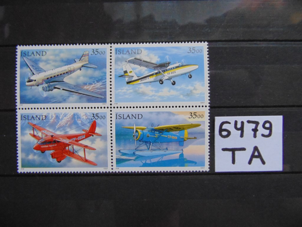 Фото марки Исландия серия 1997г **