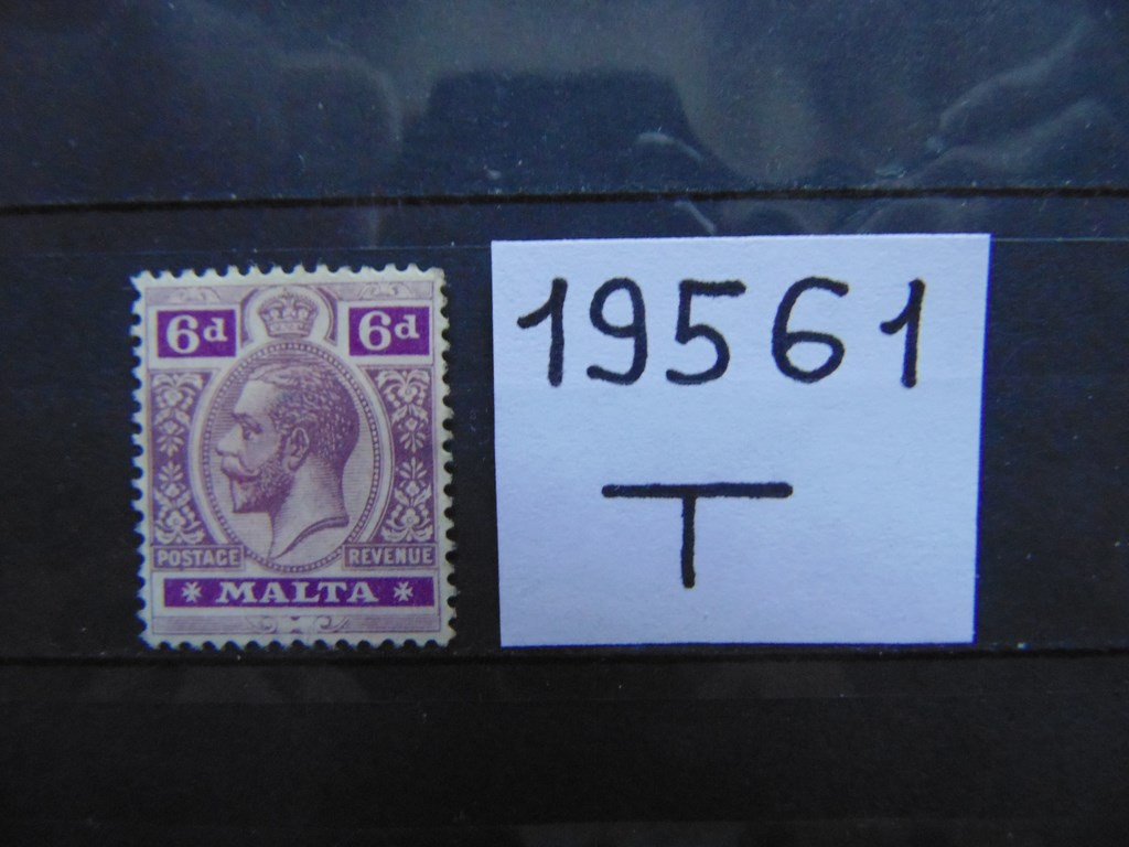 Фото марки Британская Мальта 1914г *