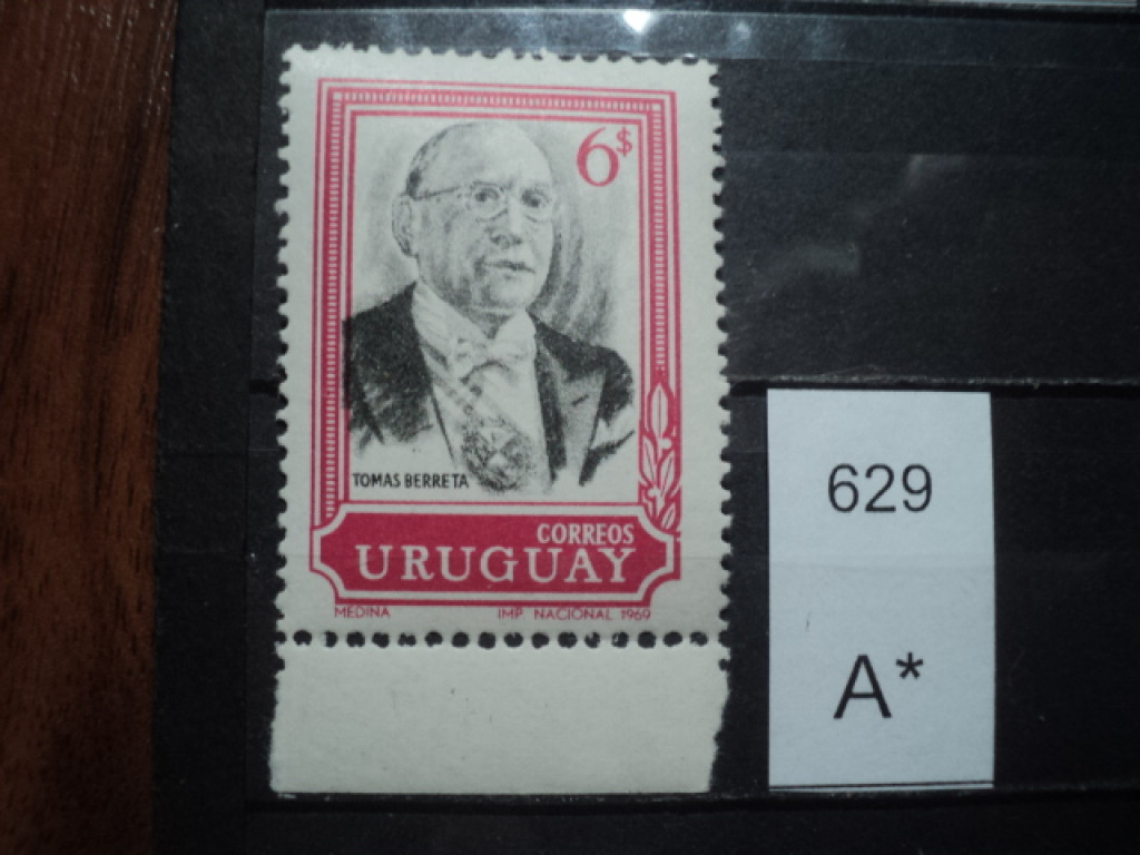 Фото марки Уругвай 1969г **