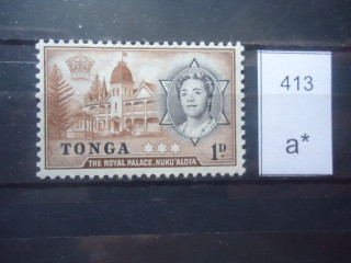 Фото марки Тонга 1953г **