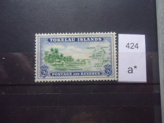 Фото марки Токелау острова 1948г *