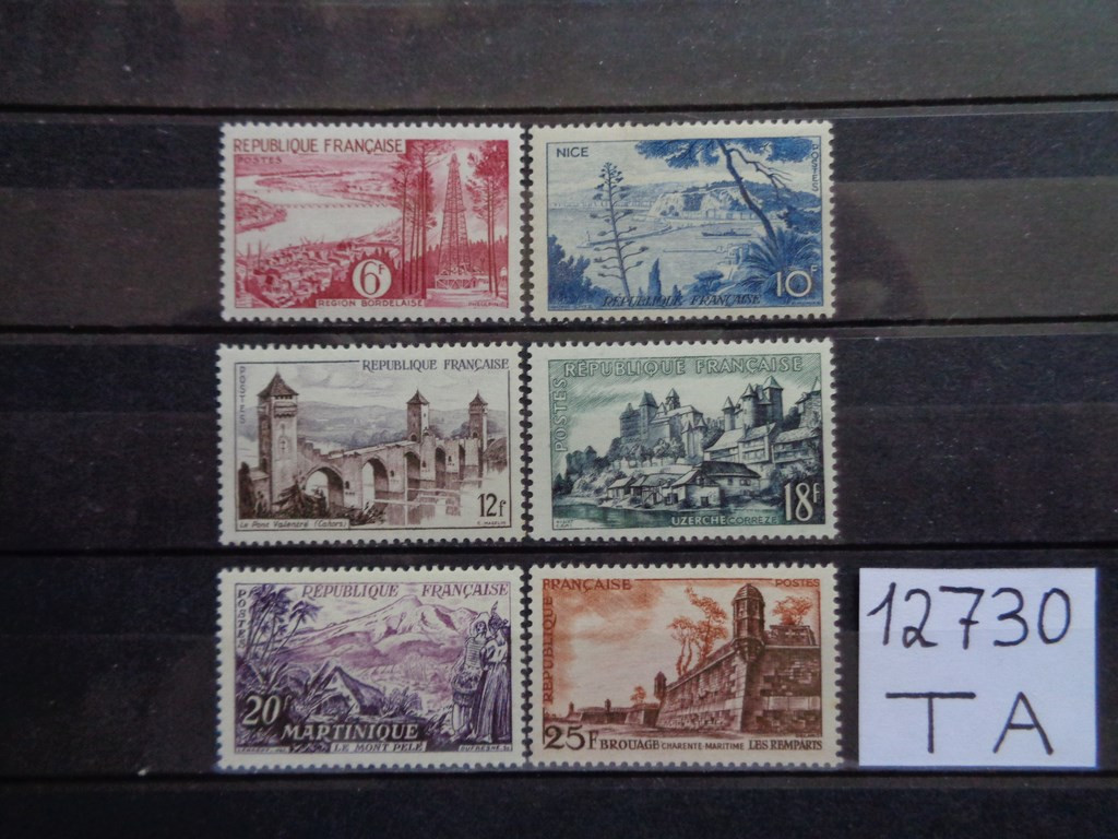 Фото марки Франция 1955г **