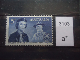 Фото марки Австралия 1960г **