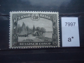 Фото марки Бельгийское Конго 1937г *