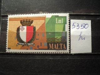 Фото марки Мальта 1989г (6 евро) *