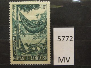 Фото марки Французская Гвиана 1947г *