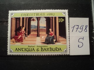 Фото марки Антигуа и Барбуда 1982г *