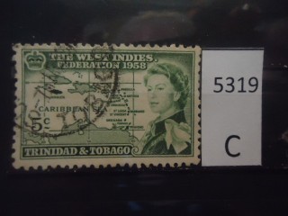 Фото марки Тринидад и Тобаго 1958г