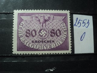 Фото марки Германская оккупация Польши 1940г **