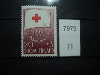 Фото марки Финляндия 1957г **
