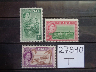 Фото марки Британские Фиджи 1954г **