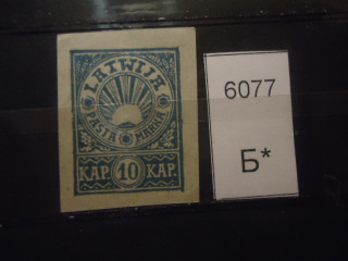 Фото марки Латвия 1919г **