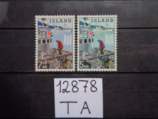 Фото марки Исландия серия 1963г **