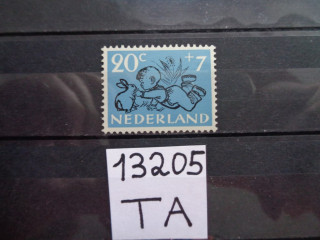 Фото марки Голландия 1952г **