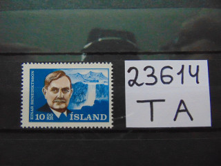 Фото марки Исландия марка 1965г **