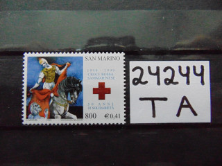 Фото марки Сан Марино марка 1999г **