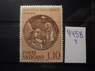 Фото марки Ватикан 1963г **