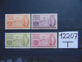Фото марки Британские Виргинские острова 1951г **