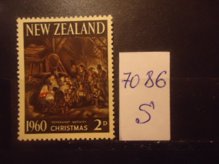 Фото марки Новая Зеландия 1960г **