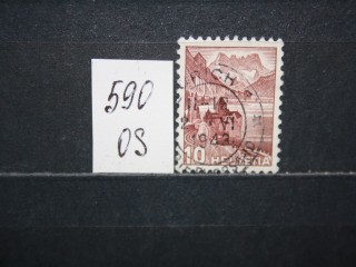 Фото марки Швейцария 1936г
